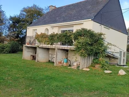 maison sur grand terrain