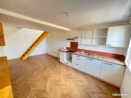 charmant duplex 34m2 - vue vigne garderose