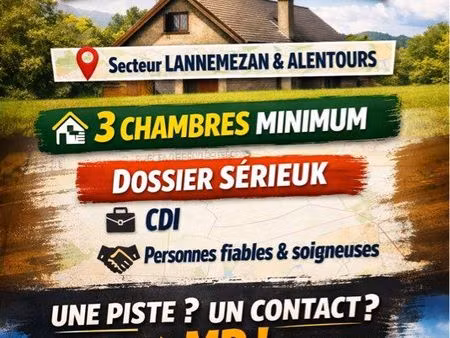 recherche maison 3 chambres
