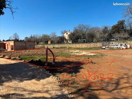 vente terrain 830 m2