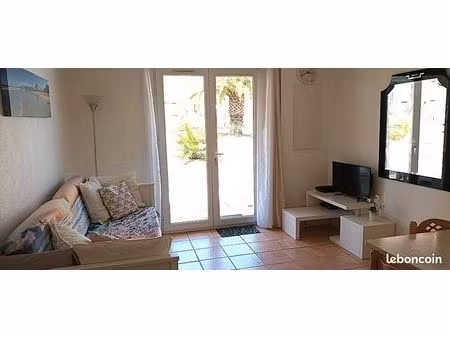 maison mitoyenne t3 dans résidence avec piscine