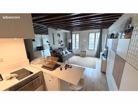 location appartement 24m2 paris 1er - rue du jour