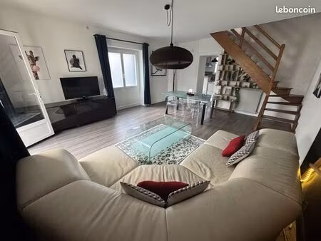 maison de ville 75 m2 meublée