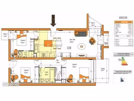 visite samedi 28/03: beau t4 _ 81m2 _entierement rénové_ dpe c