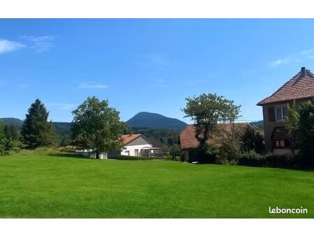 terrain constructible 11 6 ares – vue climont – calme absolu – bourg-bruche