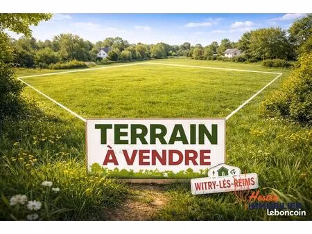 terrain 440 m² witry-lès-reims