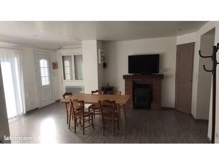 maison studio t3 meublés – 6 chambres – 100m plage – idéal travailleurs / entreprises – sa