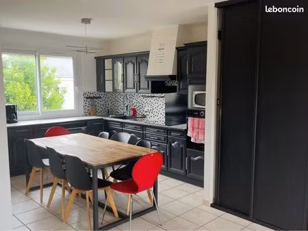 location maison meublée 8 personnes  4 chambres pour ouvriers des chantiers saint-nazaire