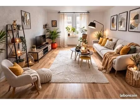 2/3 pièces lumineux avec cachet – emplacement recherché