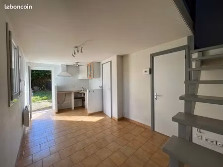 maison mitoyenne t1 duplex avec jardin privatif