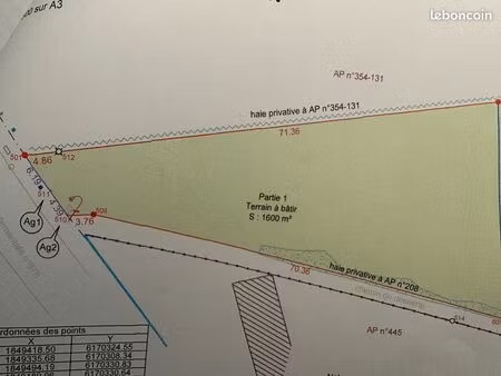 terrain constructible