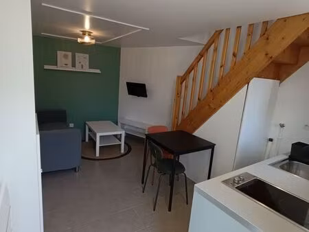 t2 meublé 28 m² - loyer toutes charges comprises