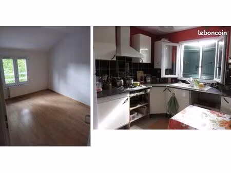appartement/maison t3 en duplex de 51m² avec grand garage et petit jardin