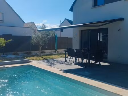 maison moderne 2020 – 3 chambres – cuisine ouverte – piscine au sel – chauffage au sol – d