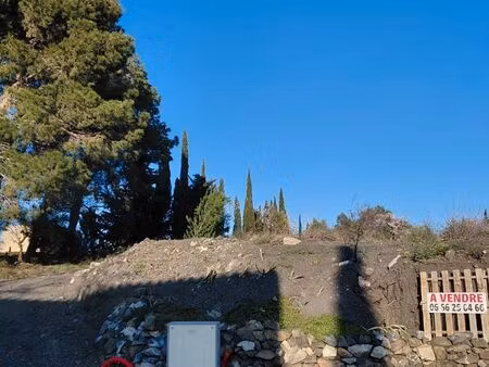 terrain viabilisé de 553m2