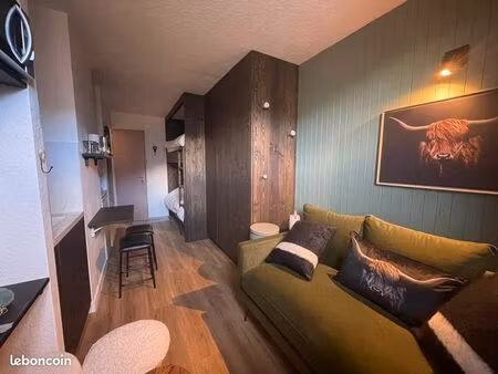 studio le praz idéalement situé