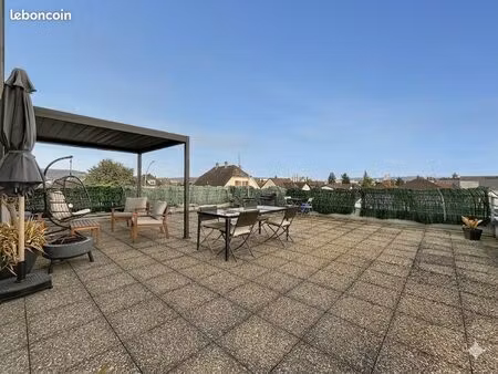 appartement f3 traversant – 75m² + terrasse 80m² – huningue