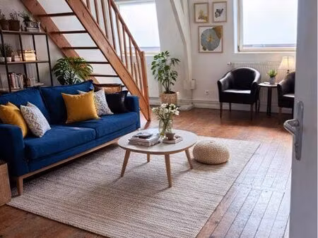 t3 69 m² – centre-ville estaires – immeuble calme