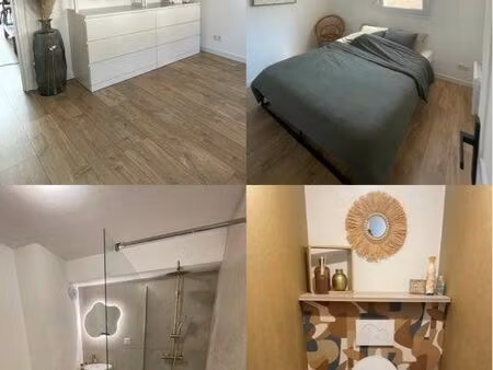 superbe t3 meublé avec grande terrasse + garage – emplacement idéal