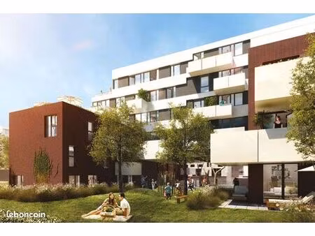 t2 récent bbc  dans résidence sécurisée  proche halles de wazemmes