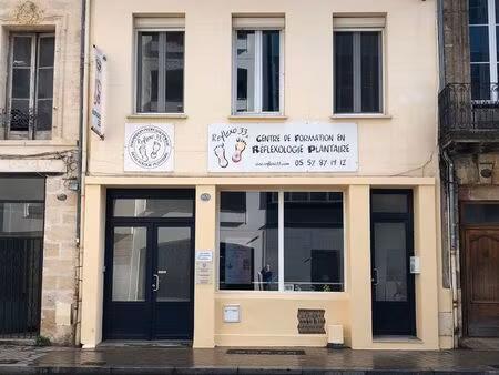 local de 176 m2 environ  avec vitrine donnant sur la rue fondaudege  bordeaux