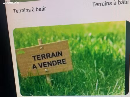 terrain viabilisé à 10 minutes du havre