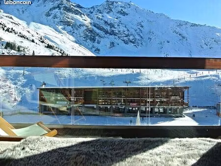 studio skis aux pieds – vue exceptionnelle plein sud aiguille rouge – arcs 2000