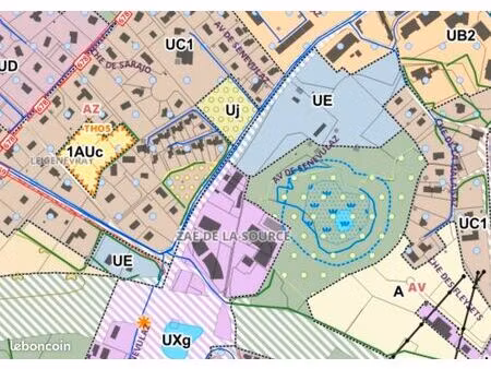 vend terrain zone ue thonon les bains
