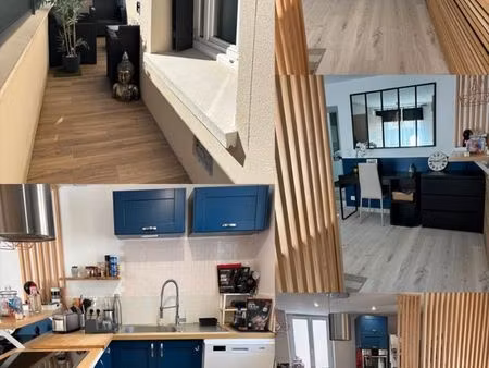 f3 63 m² — terrasse  box fermé  2 parkings — centre-ville brie-comte-robert