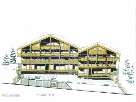 4 pièces duplex centre station les saisies - beaux volumes