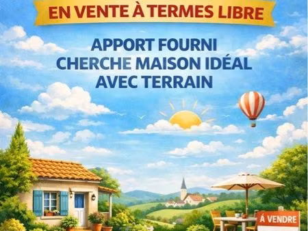 recherche maison en vente à terme