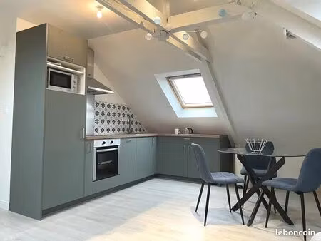 t2 rénové à neuf plein centre