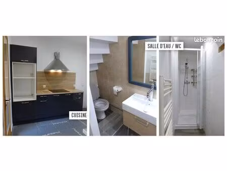 appartement 63 m² / jardin / garage