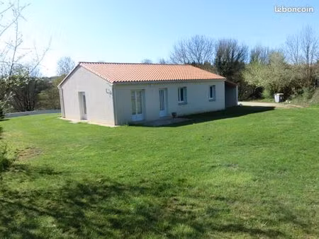 plein pied 90m2 3 chambres à louer en 07/2026