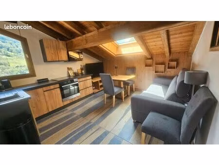 loue appartement meublé t2 à bozel 30m2