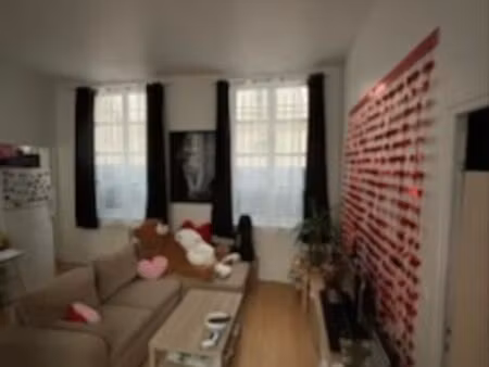 appartement  deux pièces 44m2 rouen centre