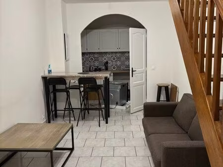 à louer – duplex 2 pièces meublé – ozoir-la-ferrière centre-ville