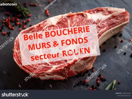 boucherie 120 m² rouen