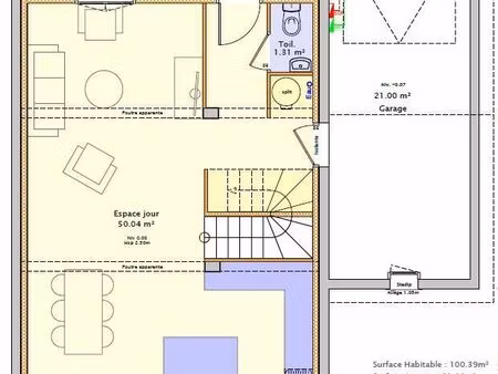 maison 5 pièces 100 m²