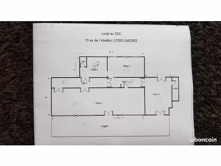 local limoges sud 300m2