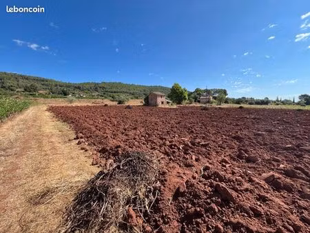 terrains agricoles avec cabanon cadastré