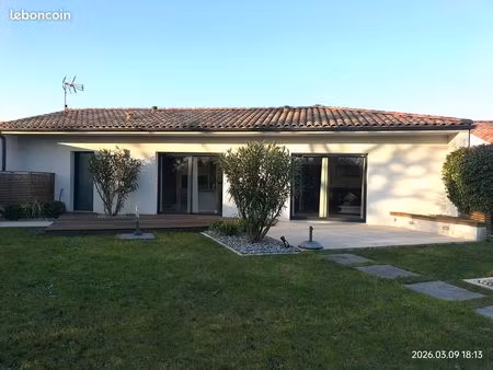 maison contemporaine 110 m² – terrain 567 m² – lotissement calme