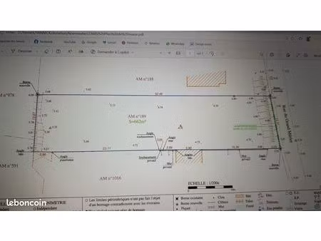 terrain constructible à vendre 100 m de la plage de luzeronde (rare)