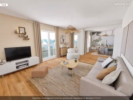 spacieux duplex avec 3 chambres et balcon aux portes de soissons