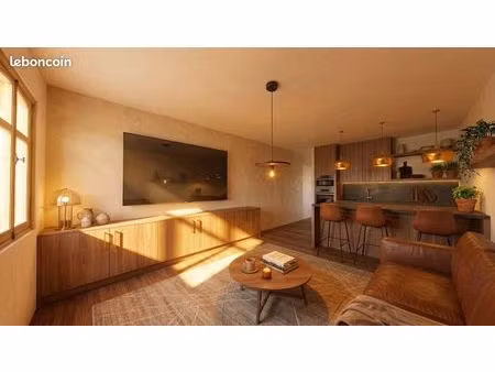 superbe t2 42m² meublé premium (design architecte) - hypercentre manosque