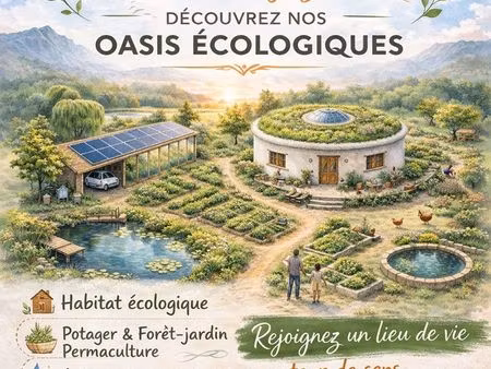 oasis écologique clé en main – maison + terrain dès 180k