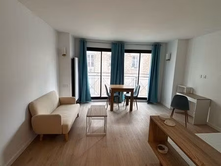 grand studio meublé refait à neuf – 28 m² – levallois mairie (métro anatole france)