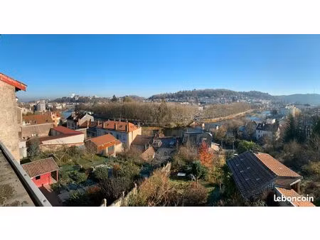 spacieux f5 en plein centre d’épinal  vue imprenable sur la moselle + jardin