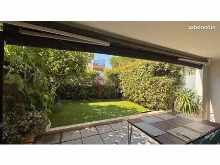 beau 68 m2 meublé tout équipé libre de suite au mois t3 frejus calme verdure beau jardin c