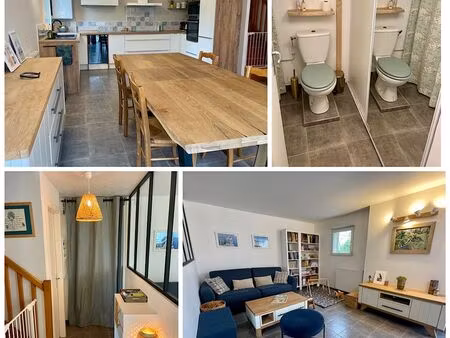 t4 86m2 duplex avec jardin et garage double